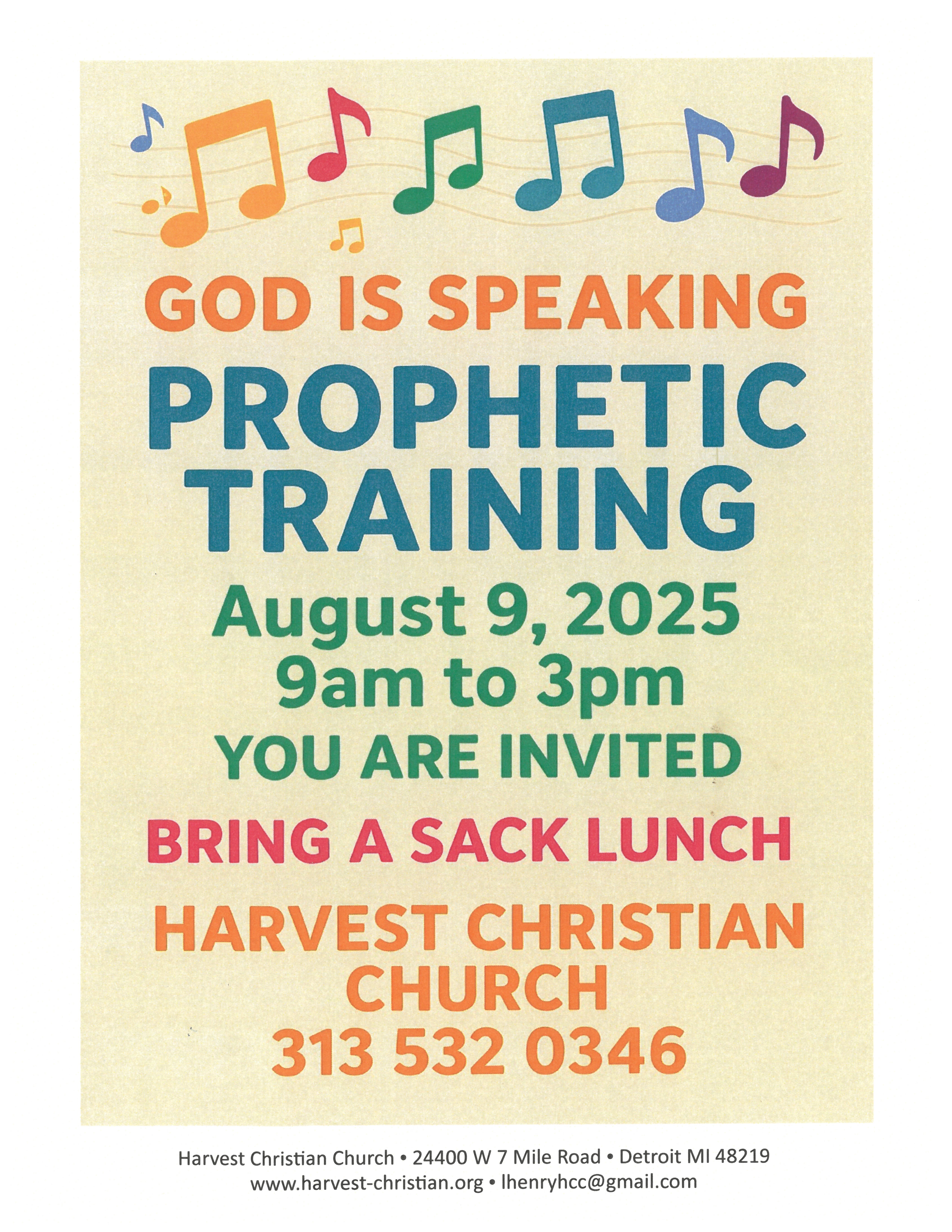 GOD IS SPEAKING Prophetic Training